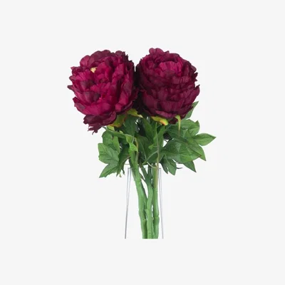 Woods Furniture Burgundy Peony