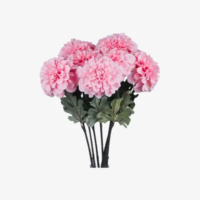 Woods Furniture Pink Pom Dahlia