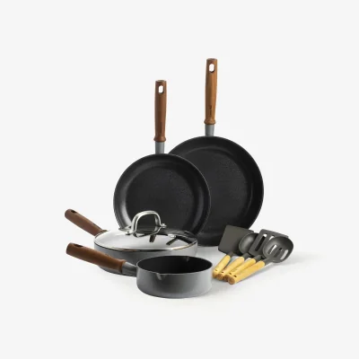 Westwing Non-Stick Coated Cookware Set Mayflower Pro, Set of 9