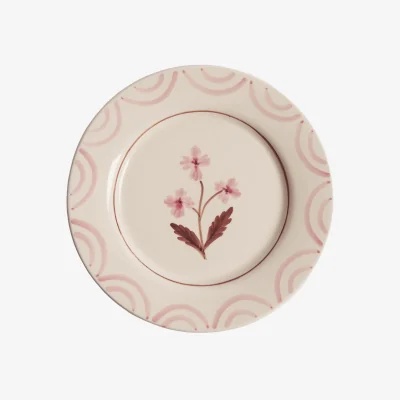 Westwing Hand-painted Dinner Plate Cottage Flower