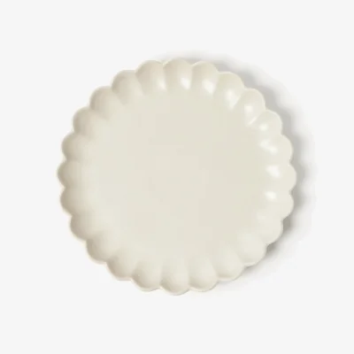 Westwing Flower-Shaped Dinner Plates Sabina, Set of 4