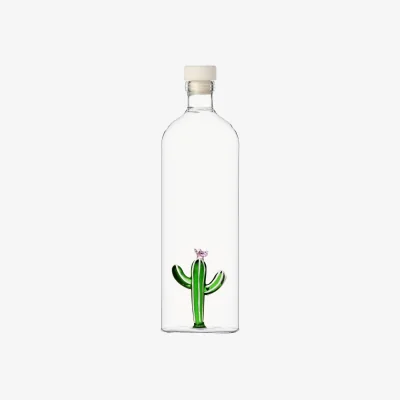 Westwing Handmade Borosilicate Carafe Cactus, 1.1 L