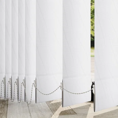 Dunelm Luxari Made to Measure Vertical Blind White