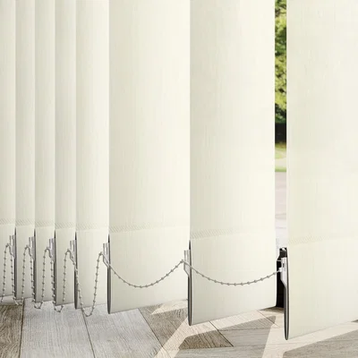 Dunelm Fiesta Made to Measure Vertical Blind Cream