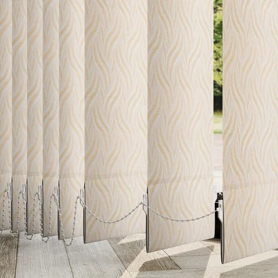 Dunelm Neptune Made to Measure Vertical Blind Beige