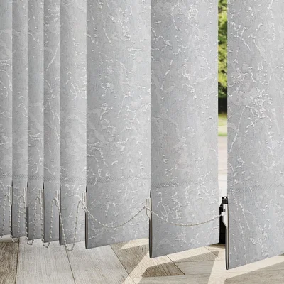 Dunelm Atlantic Made to Measure Vertical Blind Grey