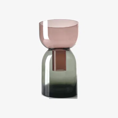 Amara Cloudnola Flip Vase Grey & Pink - Large