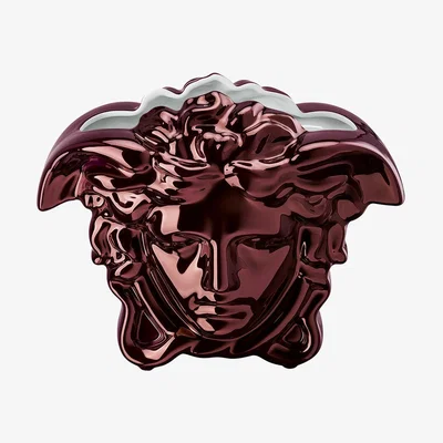 Amara Versace Home - Medusa Grande Vase - Fuchsia - 21cm