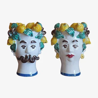 Amara Les Ottomans - Sicily Couple Vase - Set of 2
