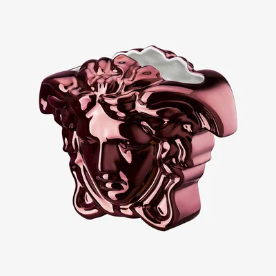 Amara Versace Home - Medusa Grande Vase - Fuchsia - 15cm