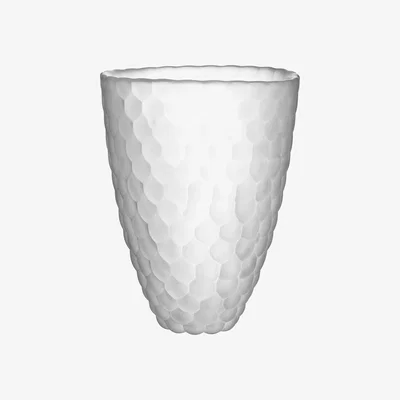 Amara Orrefors - Raspberry Glass Vase - Frosted