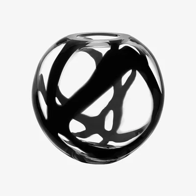 Amara Kosta Boda - Globe Vase - Black