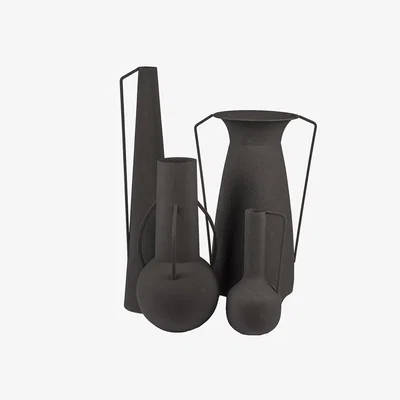 Amara Pols Potten - Roman Vases - Set of 4 - Black