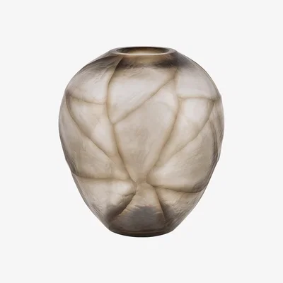 Amara Luxe - Deluxe Glass Vase - Stone