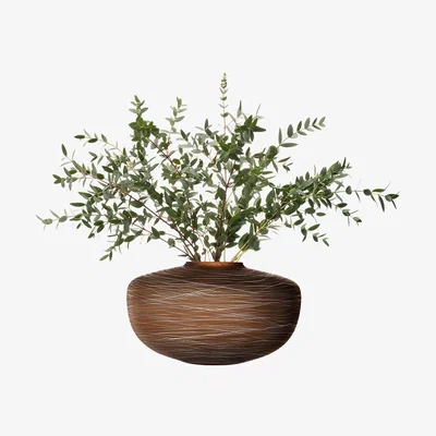 Amara LSA International - Boulder Vase - Earth/Chalk Thread - Wide