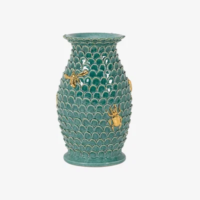 Amara Etro - Flakes Vase - Teal