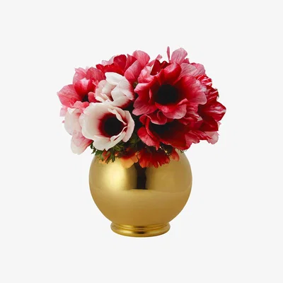 Amara AERIN - Marion Gilded Vase - Round