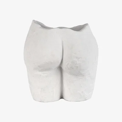 Amara Anissa Kermiche - Popotin Vase/Pot - Matte White