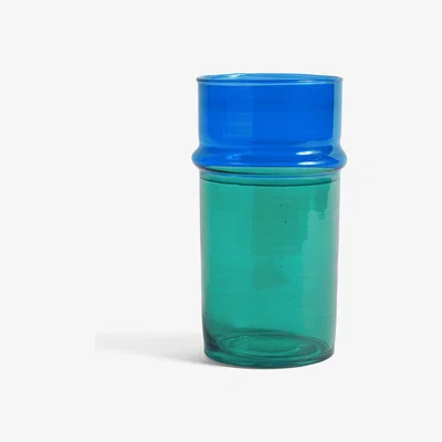 Amara HAY - Moroccan Vase - Small - Blue/Green