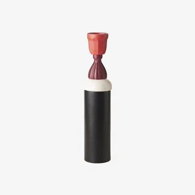 Amara Bitossi - Vase By Nathalie Du Pasquier - Black/Burgundy/White/ Red