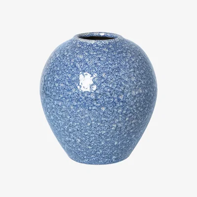 Amara Ingrid Vase - Insignia Blue/White