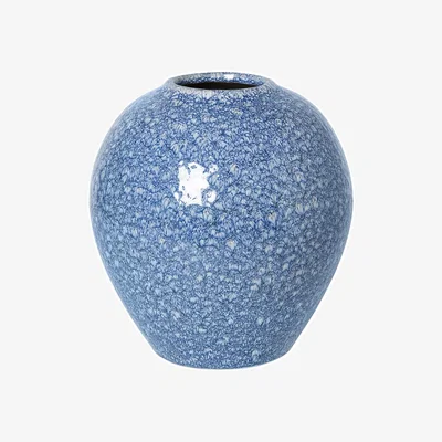 Amara Copenhagen Ingrid Vase - Insignia Blue/White