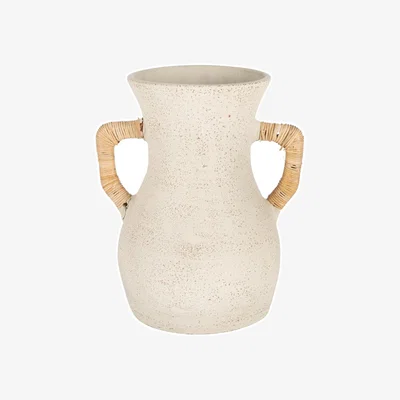 Amara White Wash Vase