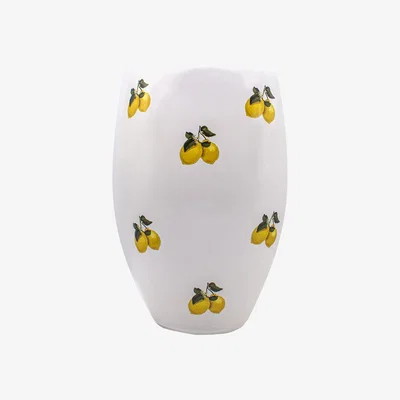 Amara CasaCarta - Lemon Vase - White