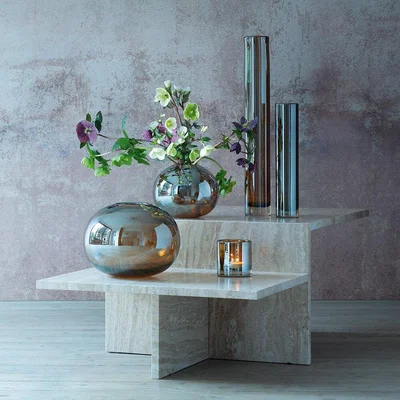 Amara LSA International - Epoque Vase Tall - Amber - 48cm
