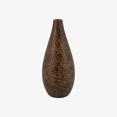 Amara Luxe - Marble Effect Wooden Vase