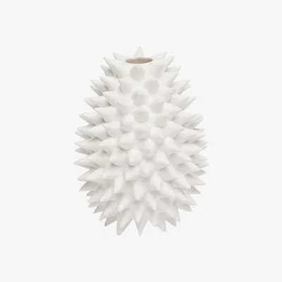 Amara Made Goods - Irma Porcelain Vase - White - Large