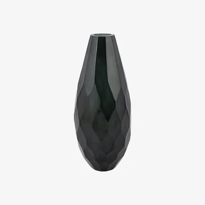 Amara Luxe - High Shine Geometric Glass Vase