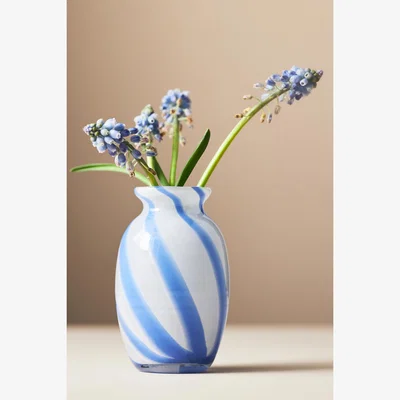 Anthropologie Piper Glass Bud Vase