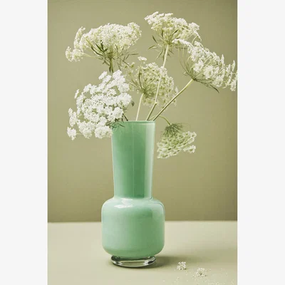Anthropologie Maude Sculptural Glass Vase