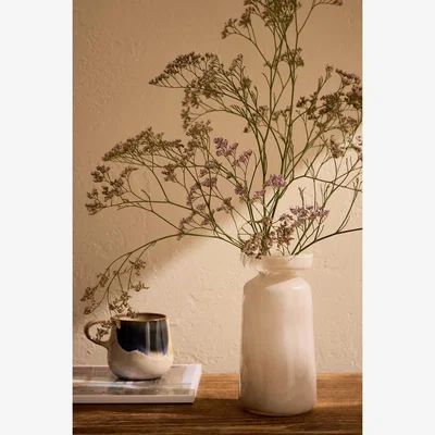 Anthropologie Solai Mouth-Blown Glass Vase