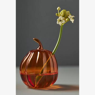 Anthropologie Harvest Glass Bud Vase