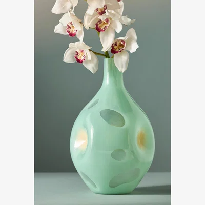 Anthropologie Aura Glass Vase