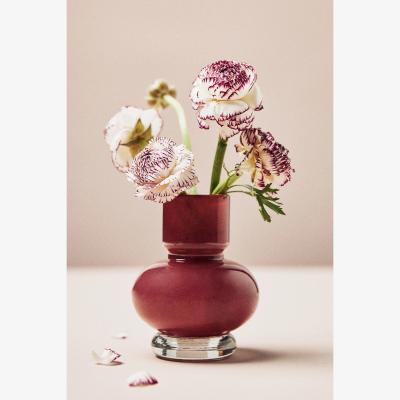 Anthropologie Maude Sculptural Glass Vase