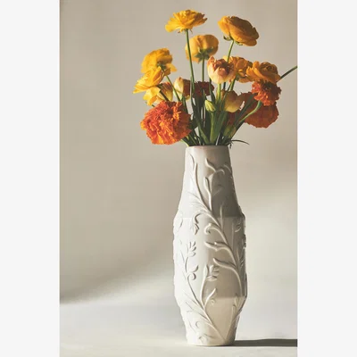 Anthropologie Brynn Tall Ceramic Vase