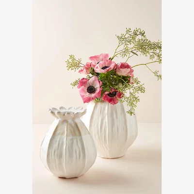 Anthropologie Lotus Pod Vase