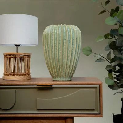 Arighi Bianchi Handmade Green Vase