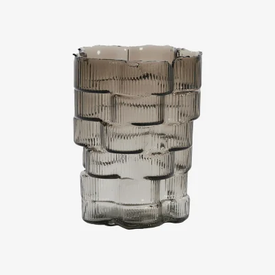 Arighi Bianchi Smoked Glass Vase