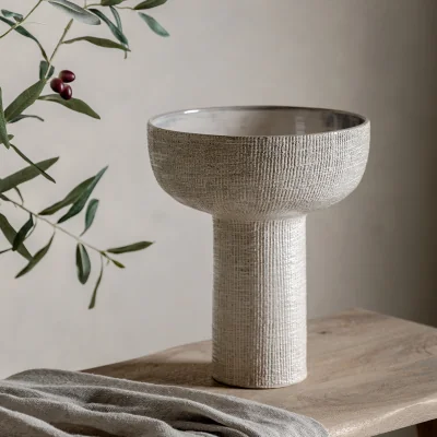 Arighi Bianchi Rib Textured Vase