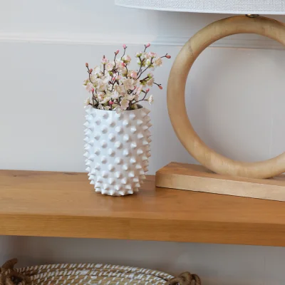 Arighi Bianchi Tall White Spike Vase