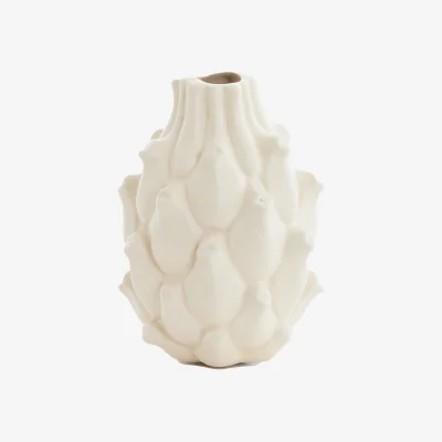 Arighi Bianchi Cream Artichoke Vase, Small