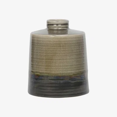 Barker and Stonehouse Medium Two Tone Glazed Vase, Brown Ceramic | Barker & Stonehouse