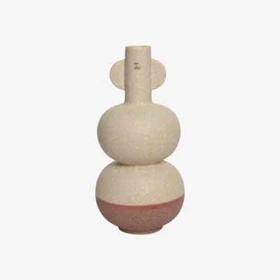 Barker and Stonehouse Tall Bubble Ceramic Vase, Brown | Barker & Stonehouse