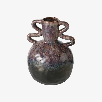 Barker and Stonehouse Wavy Handled Earthenware Vase Ceramic | Barker & Stonehouse