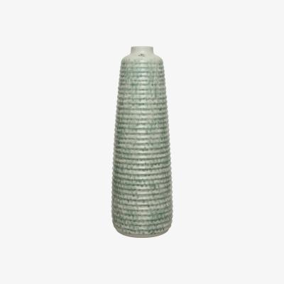 Barker and Stonehouse Green Sculpted Vase | Barker & Stonehouse