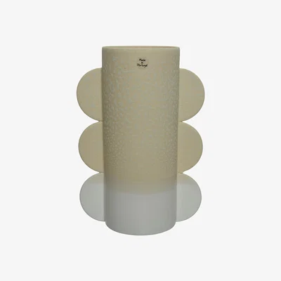 Barker and Stonehouse Scalloped Vase, Neutral | Barker & Stonehouse